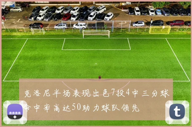 克洛尼半场表现出色7投4中三分球命中率高达50助力球队领先